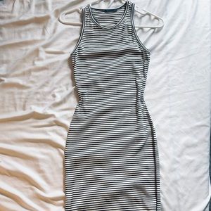 Black & White Striped Dress